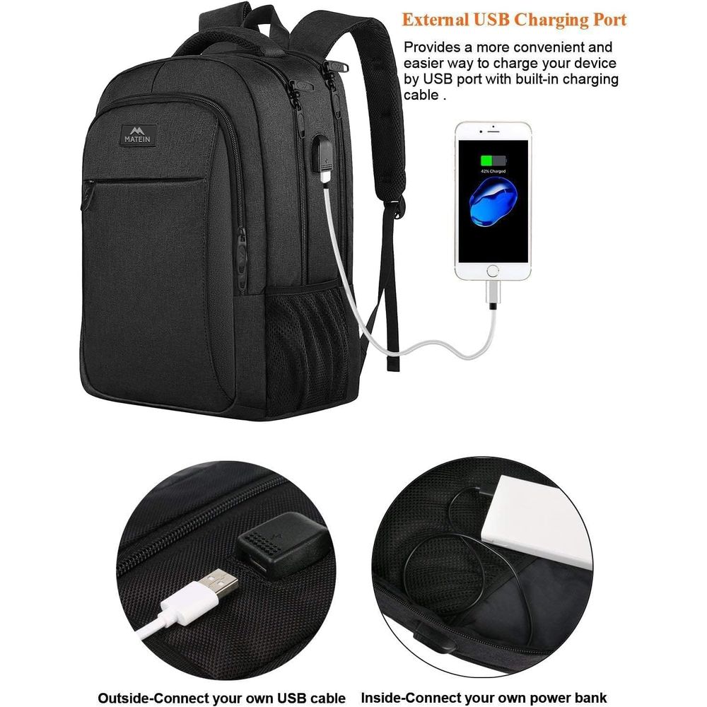 MATEIN BusinLaptop Backpack, 1 - Laptop Backpack 15.6 review and price