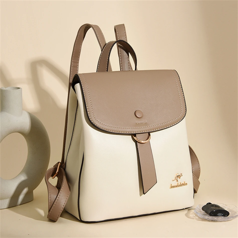 2024 High Quality Fashion Prin - Leather Backpack Vintage review and price