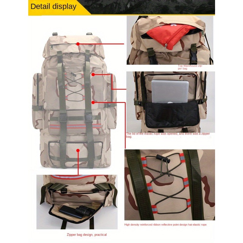 Large Capacity Outdoor Tactica - Rucksack Military Style review and price