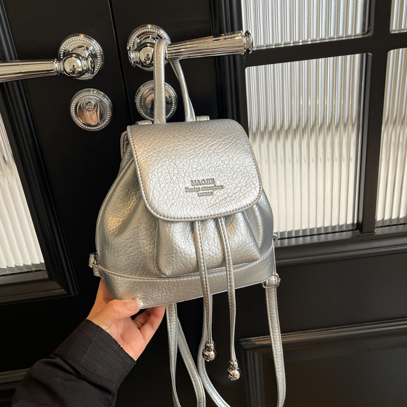 Solid Small String Backpacks P - Leather Backpack Vintage review and price