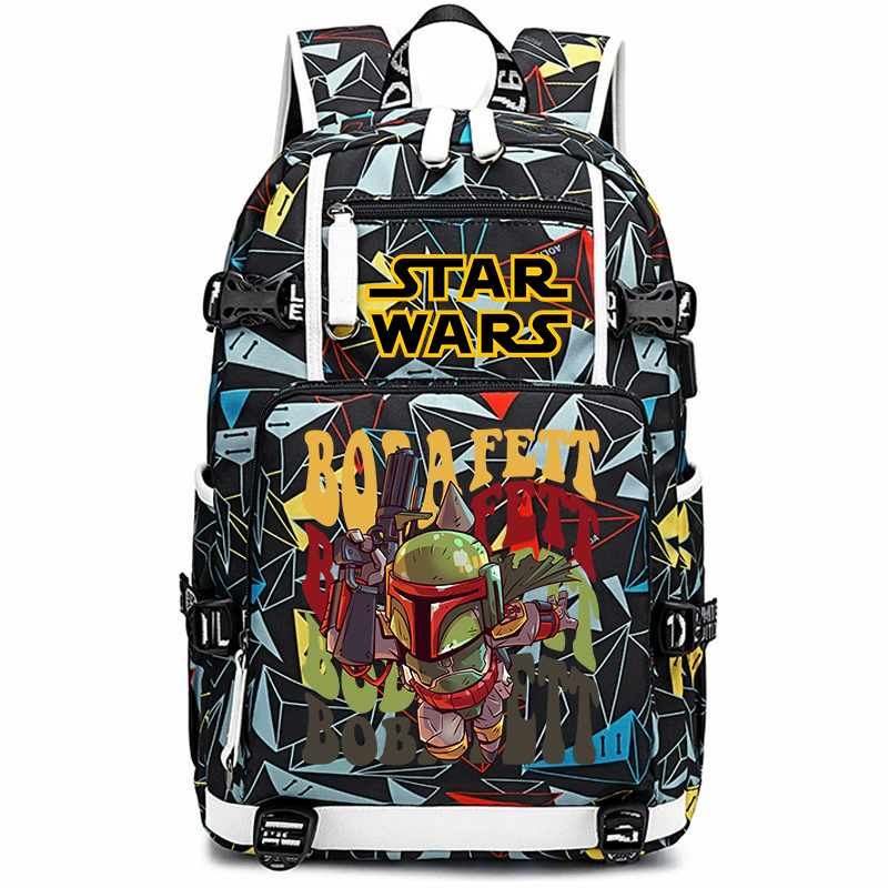 Star Wars Boba Fett Print Stud - School Backpack Teen review and price