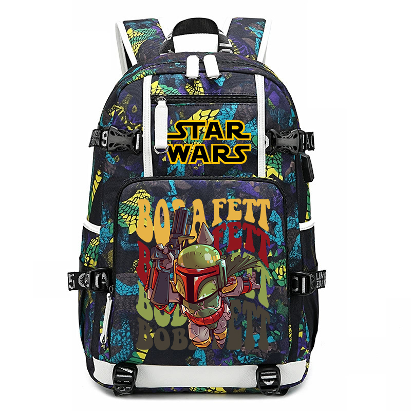 Star Wars Boba Fett Print Stud - School Backpack Teen review and price