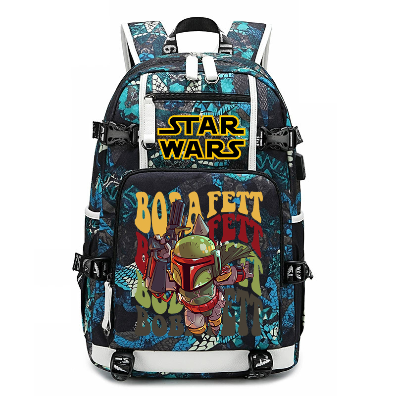 Star Wars Boba Fett Print Stud - School Backpack Teen review and price