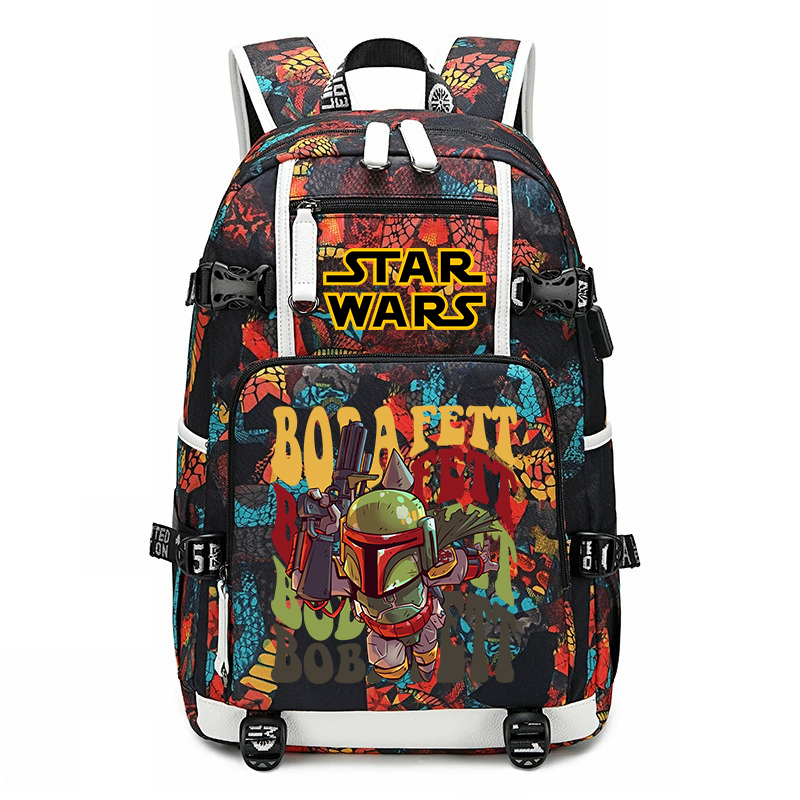 Star Wars Boba Fett Print Stud - School Backpack Teen review and price