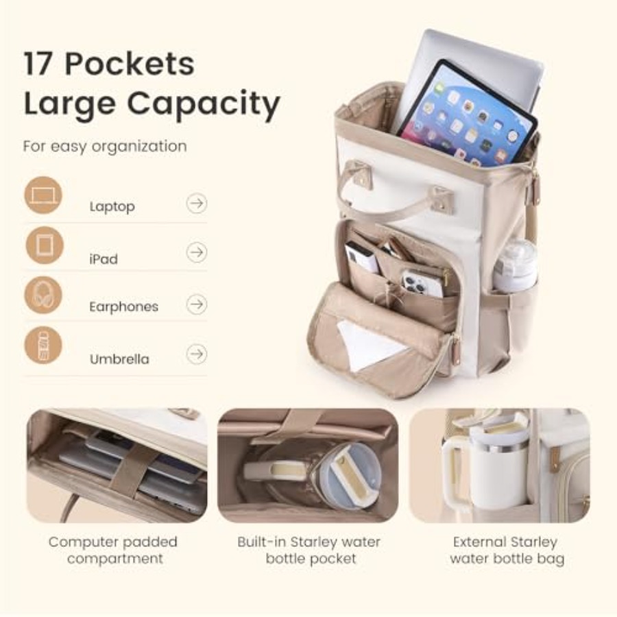 Laptop Backpack for Women Work - Laptop Backpack 15.6 review and price