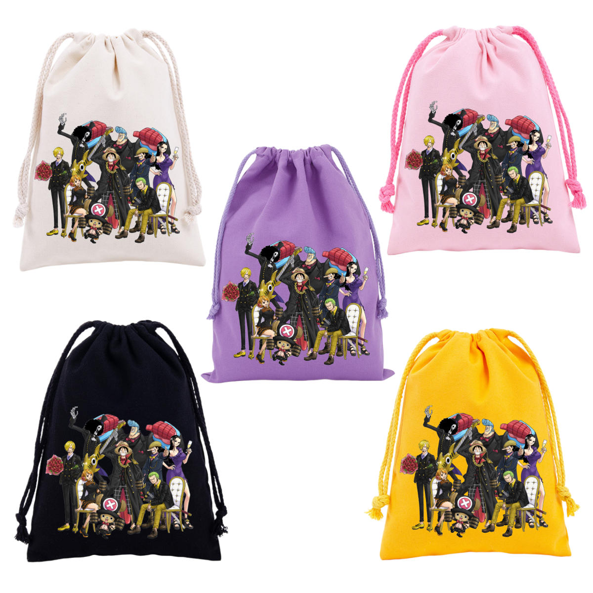 Anime One Piece Drawstring Bac - Drawstring Gym Bag review and price