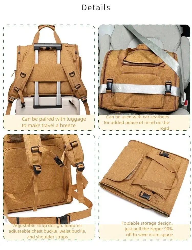 Portable cat bag, expandable l - Foldable Backpack Small review and price