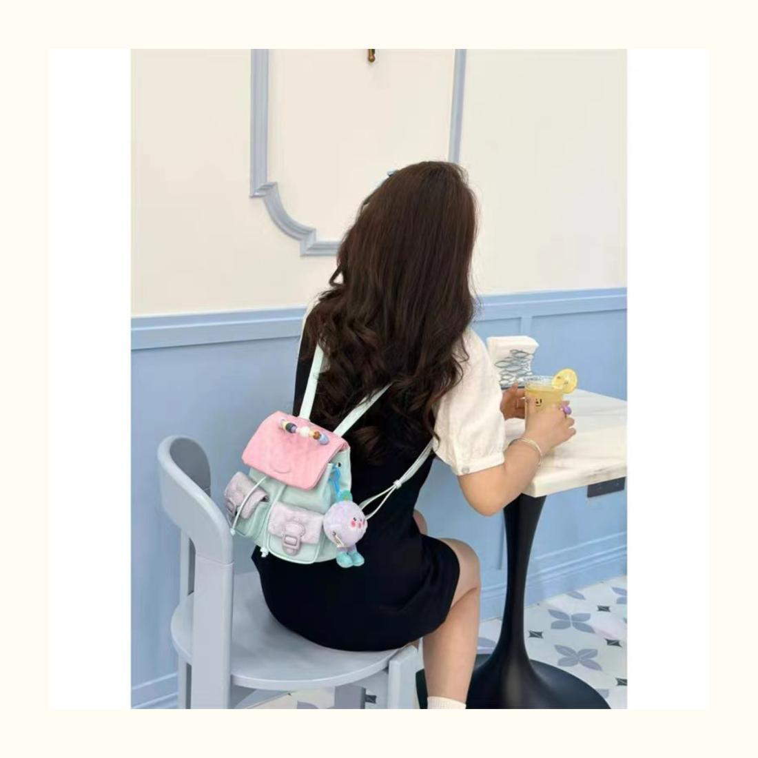 JIAERDI Sweet Cute Y2k Mochila - Leather Backpack Vintage review and price