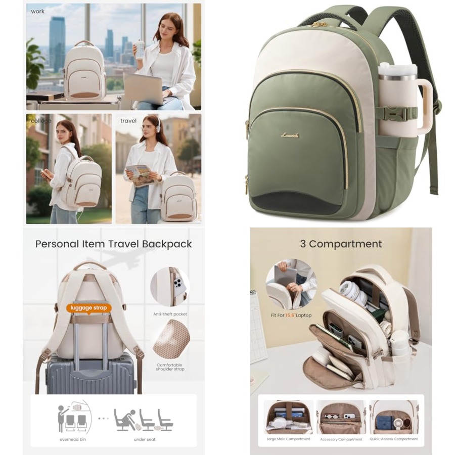 Laptop Backpack for Women, Wor - School Backpack Teen review and price