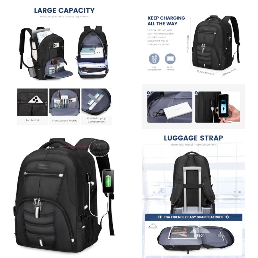 Travel Laptop Backpack Waterpr - Travel Backpack Anti Theft review and price